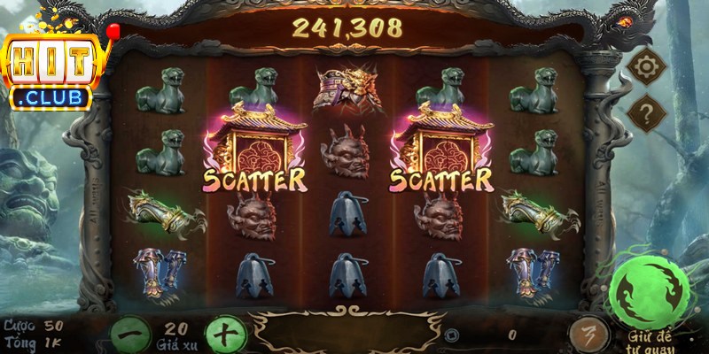 Chiến thần Ngộ Không uy nghiêm trong giao diện chính của tựa game nổ hũ